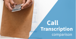 Comparing Call Transcription Companies Banner