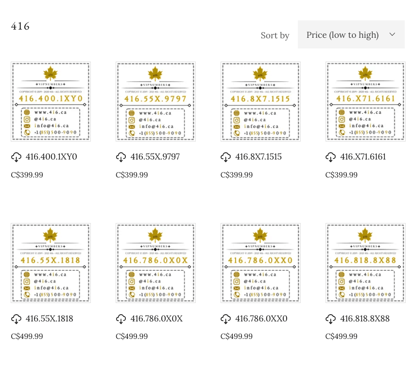 416-area-code-numbers