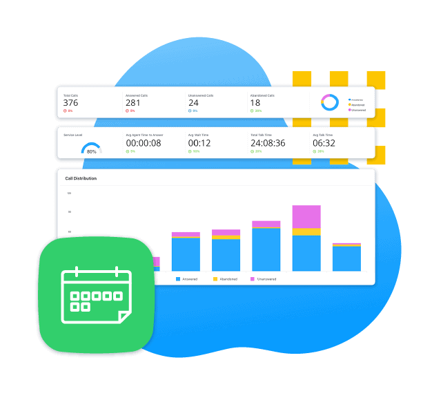 Call Center Analytics Header