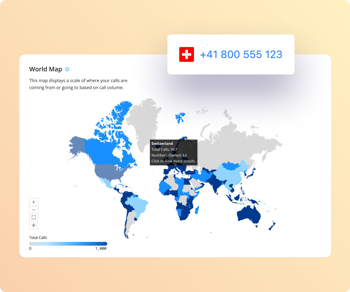 Switzerland Toll Free Numbers