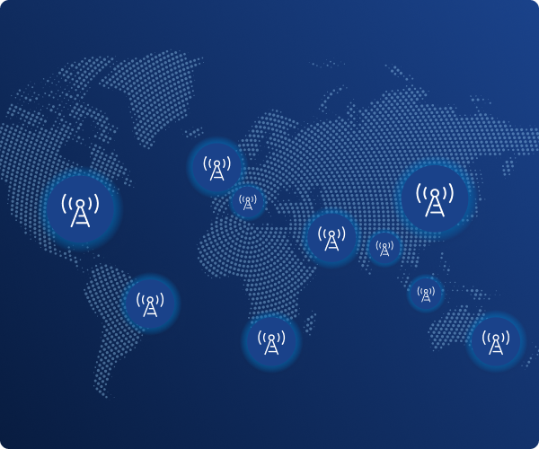 Diverse Network of Global Carriers
