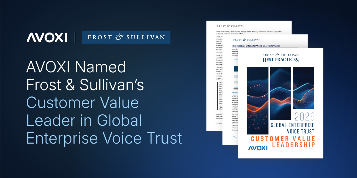Frost & Sullivan Customer Value Leadership Recognition